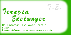 terezia edelmayer business card